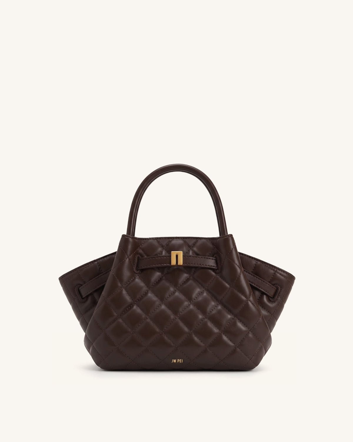 Hana Mini Tote Bag - Dark Chocolate Brown | JW PEI