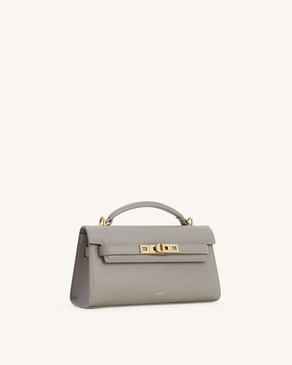 Noor Top Handle Bag - Elephant Gray | JW PEI