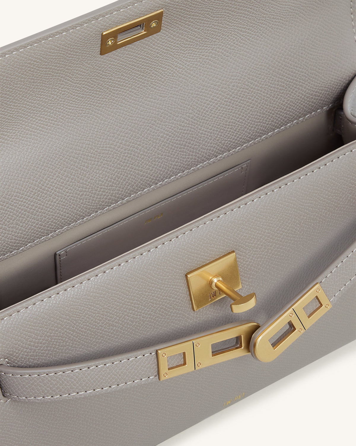 Noor Top Handle Bag - Elephant Gray | JW PEI