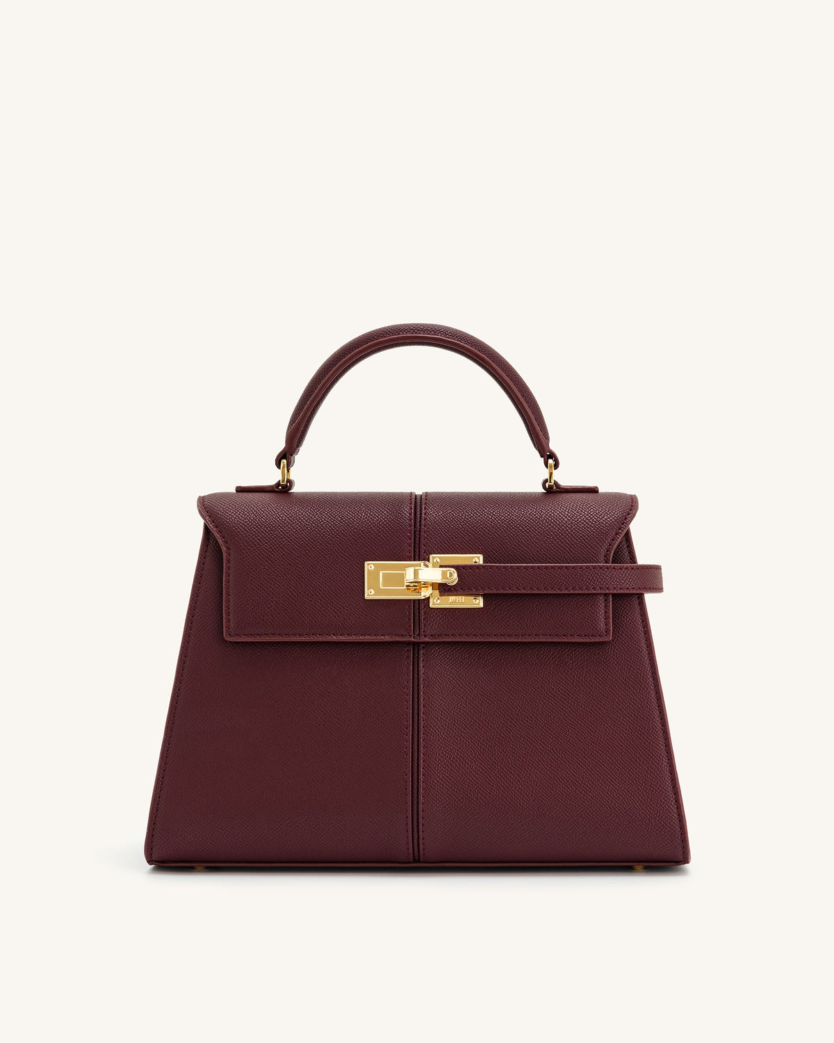 Elise Large Top Handle Bag - Claret | JW PEI