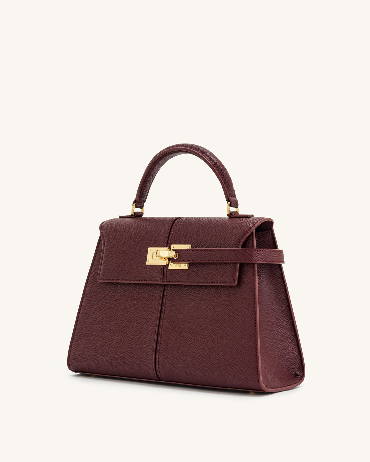 Elise Large Top Handle Bag - Claret | JW PEI