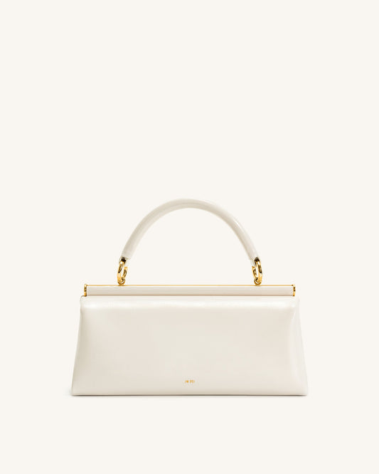 Danna Top Handle Bag - White | JW PEI