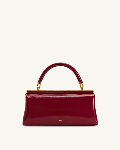 Danna Top Handle Bag - Claret | JW PEI