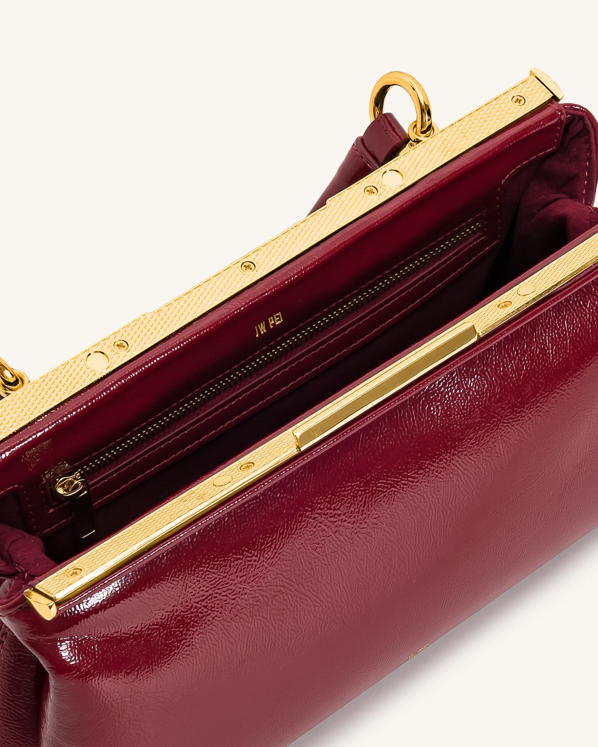 Danna Top Handle Bag - Claret | JW PEI