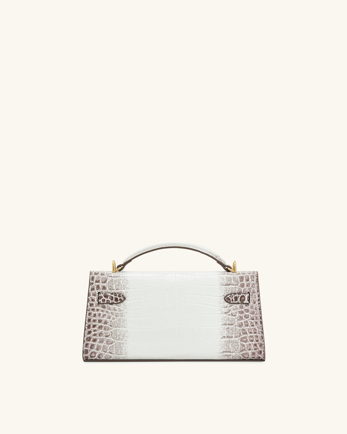 Noor Top Handle Bag - White Croc | JW PEI