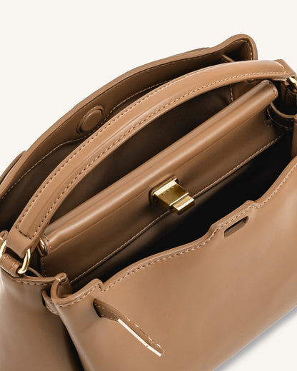 Carmen Top Handle Bag - Brown | JW PEI