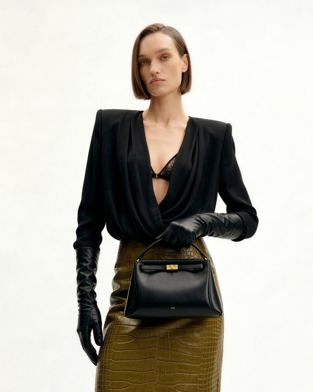 Carmen Top Handle Bag - Black | JW PEI