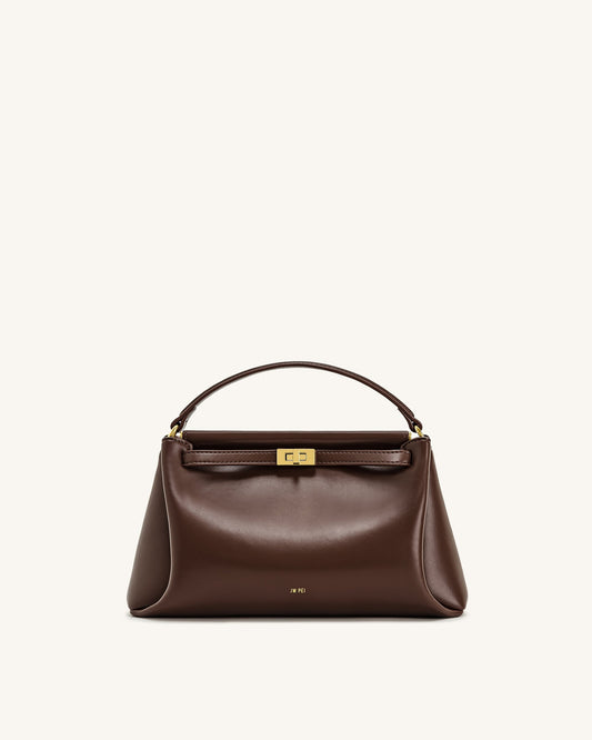Carmen Top Handle Bag - Reddish Brown | JW PEI