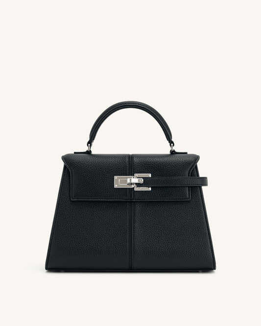 Elise Large Top Handle Bag - Black | JW PEI