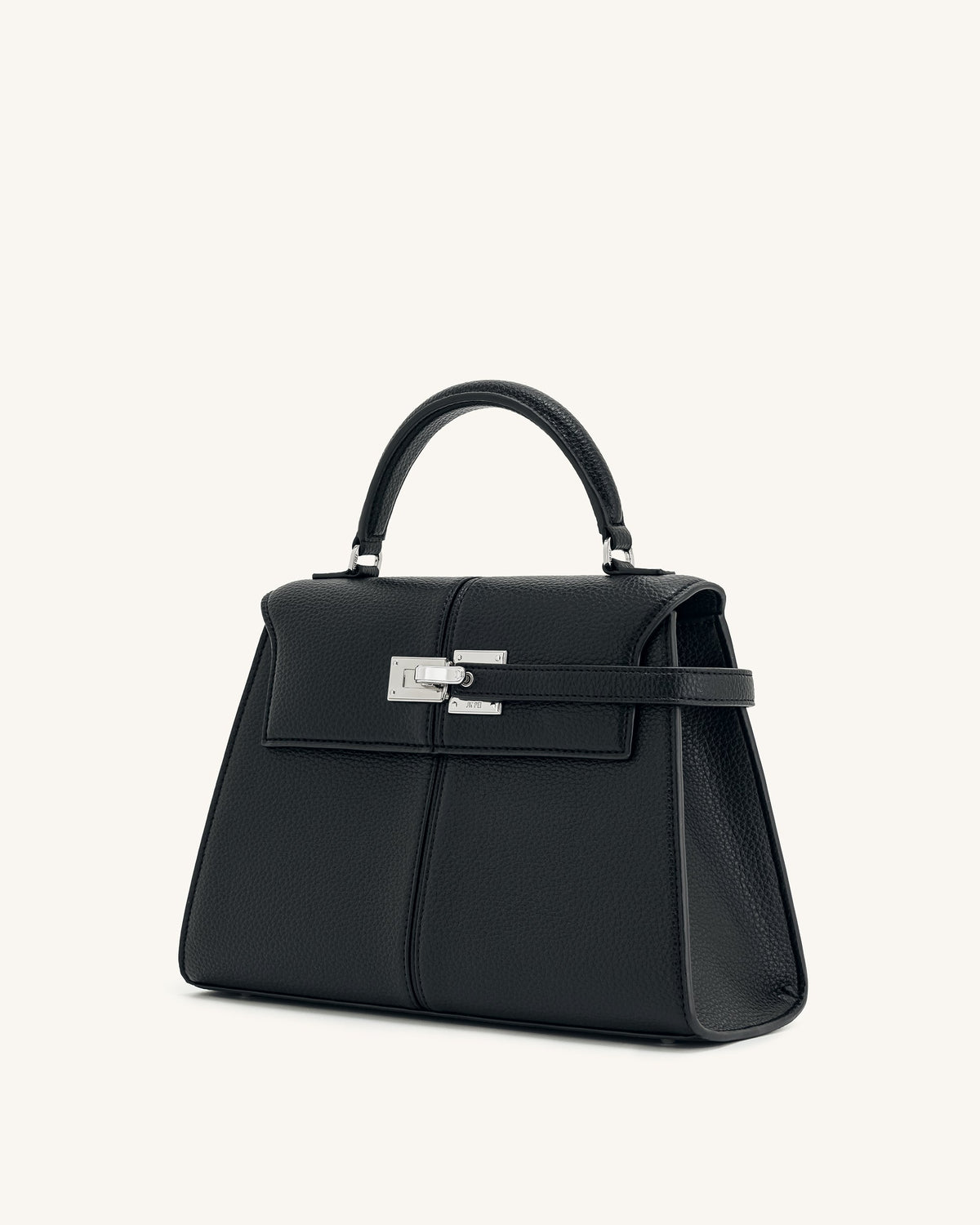 Elise Large Top Handle Bag - Black | JW PEI