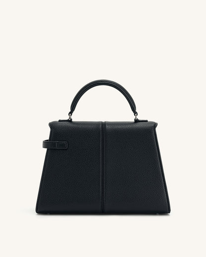 Elise Large Top Handle Bag - Black | JW PEI