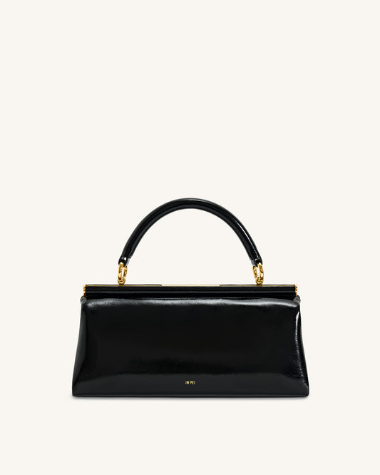 Danna Top Handle Bag - Black | JW PEI