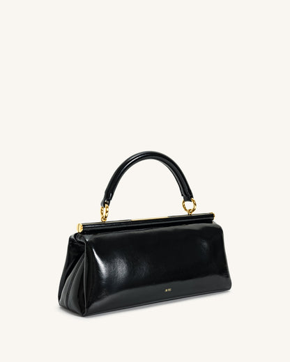 Danna Top Handle Bag - Black | JW PEI