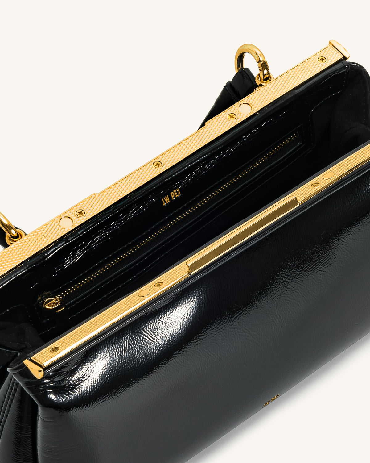 Danna Top Handle Bag - Black | JW PEI