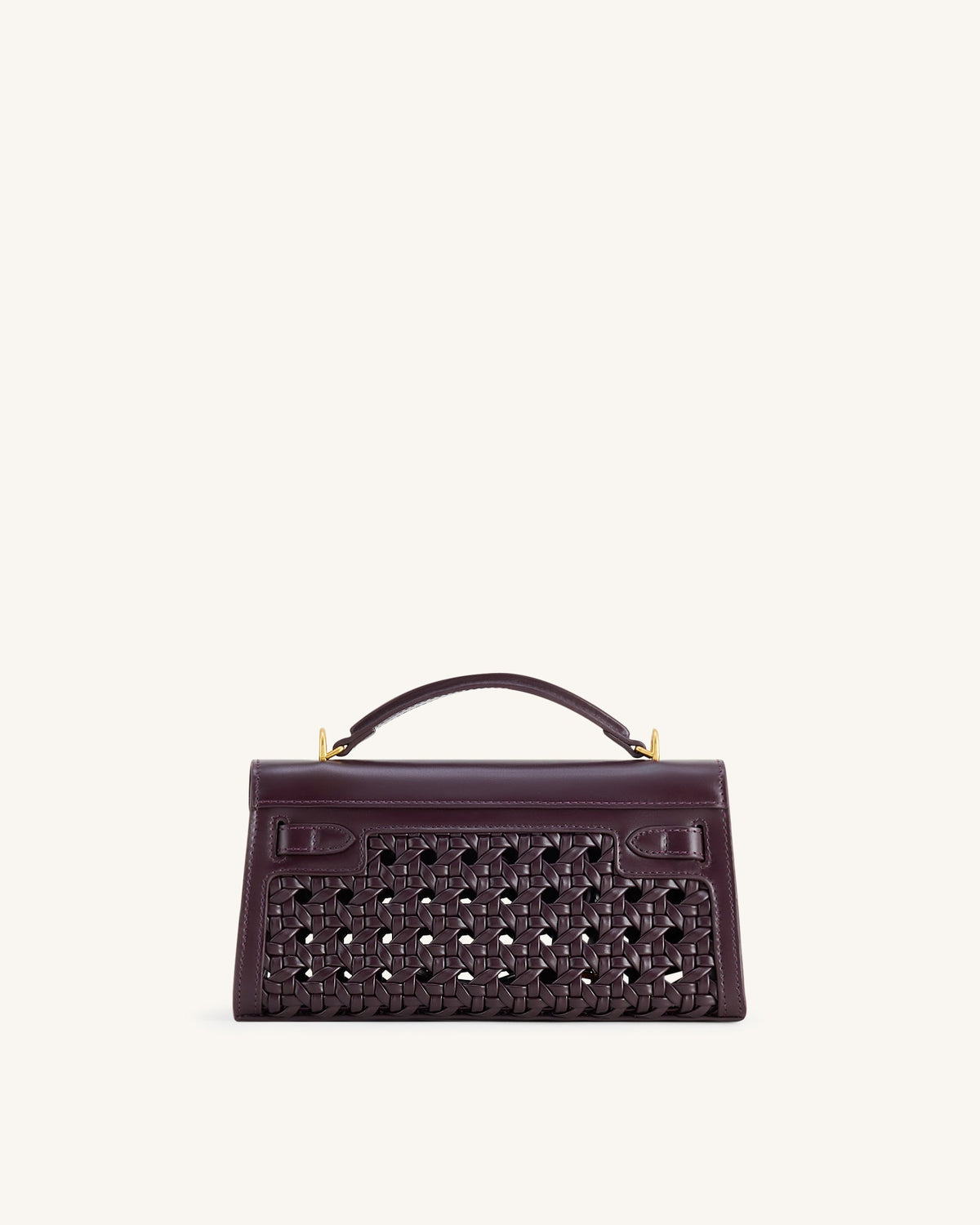 Noor Top Handle Bag - Dark Red | JW PEI