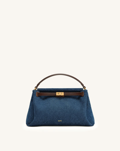 Carmen Top Handle Bag - Blue Denim | JW PEI