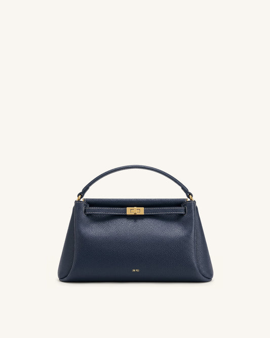 Carmen Top Handle Bag - Navy Blue | JW PEI