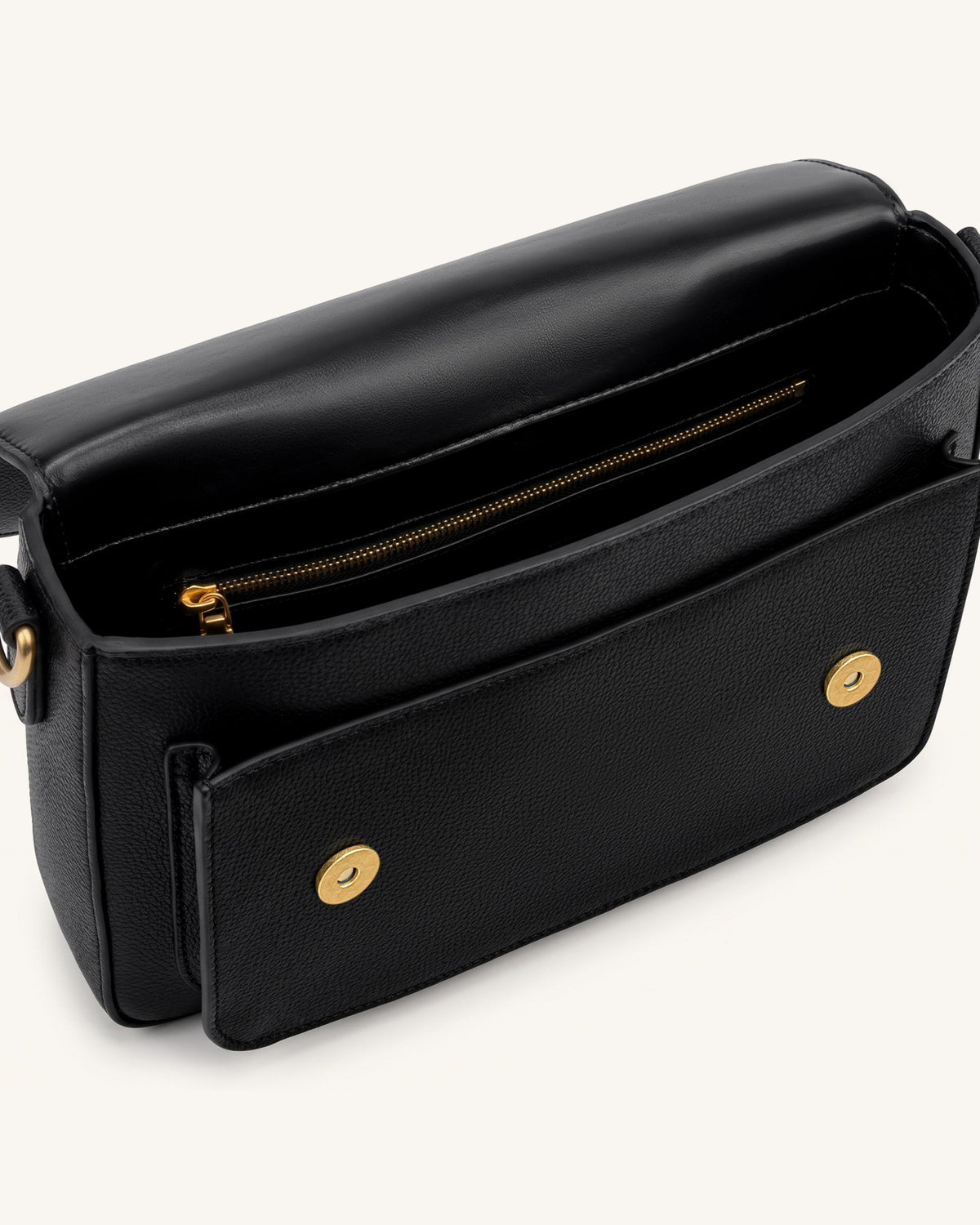 Mirelle Pebbled Top Handle Satchel - Black | JW PEI