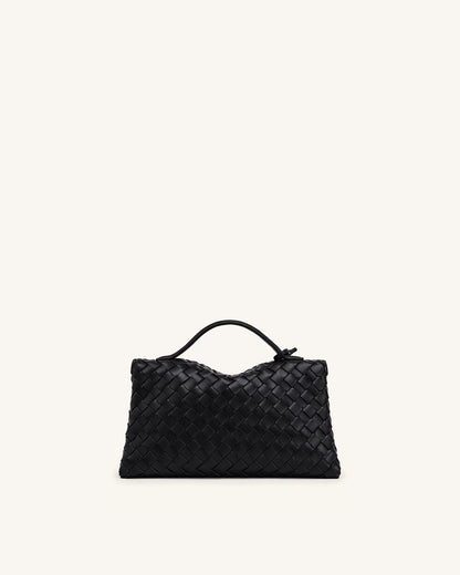 Celeste Woven Envelope Bag - Black | JW PEI