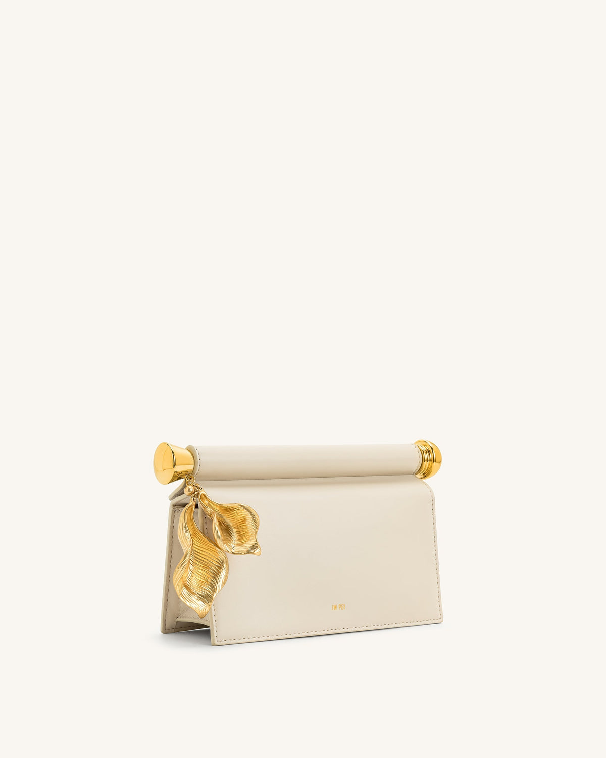 Holly Metal Pendant Embellished Clutch - White | JW PEI