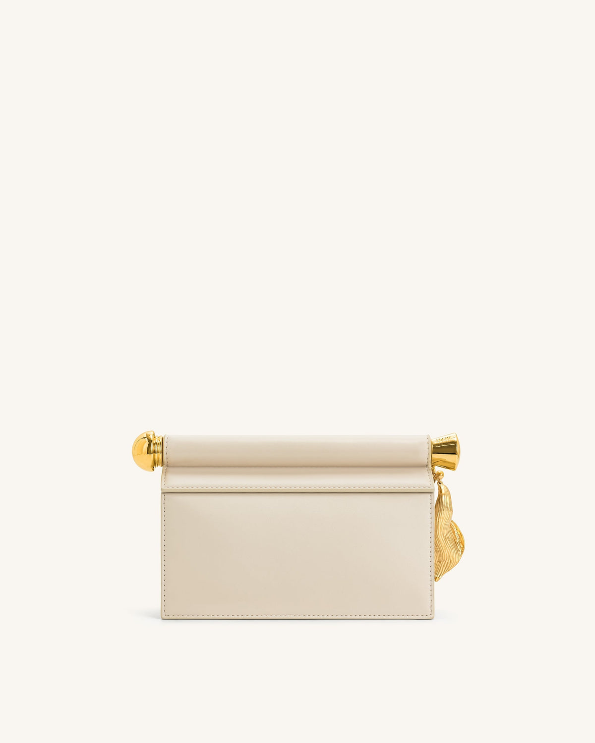 Holly Metal Pendant Embellished Clutch - White | JW PEI