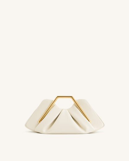 Lila Metal Frame Clutch - Ivory | JW PEI