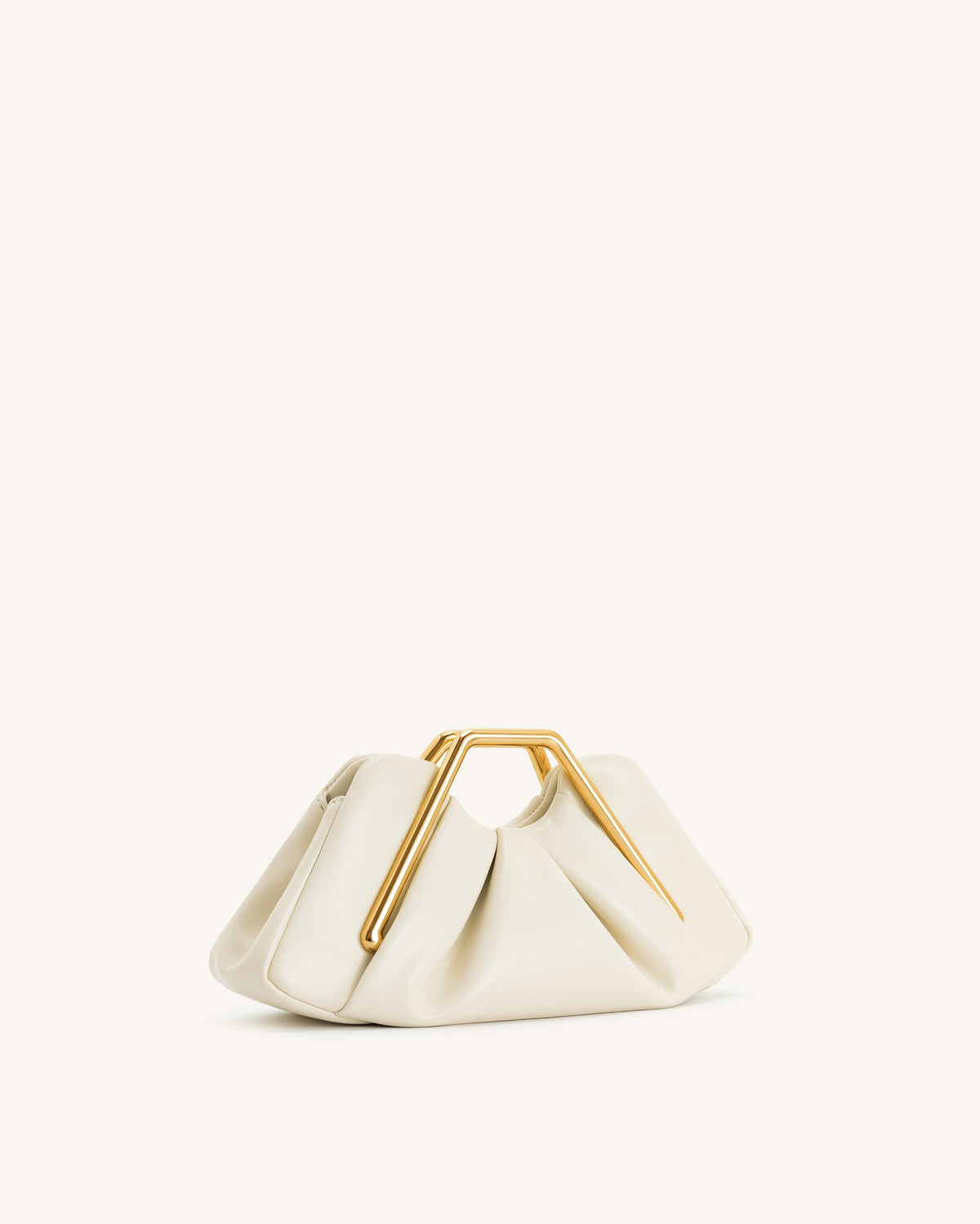 Lila Metal Frame Clutch - Ivory | JW PEI