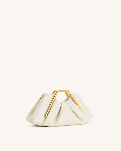 Lila Metal Frame Clutch - Ivory | JW PEI