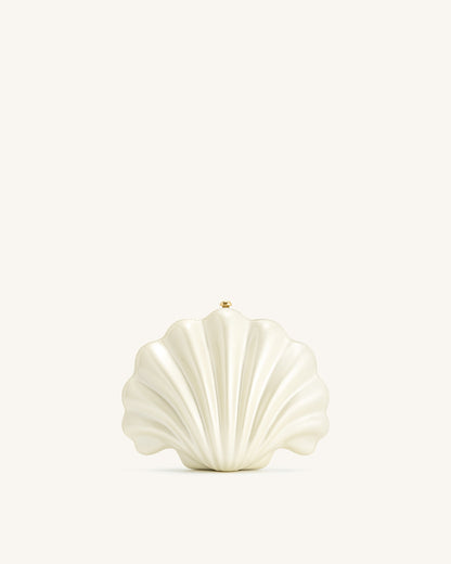 Maisie Shell Clutch - Ivory | JW PEI