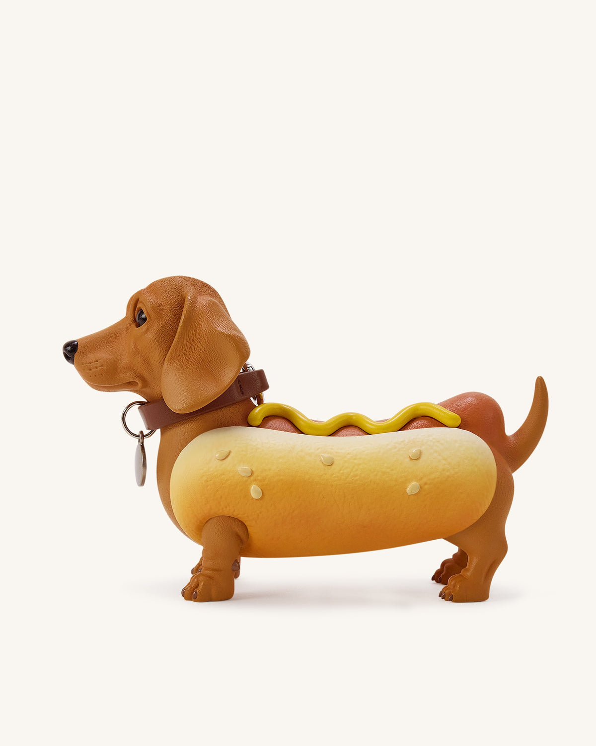 Dachshund Hot Dog Bag - Brown/Yellow | JW PEI