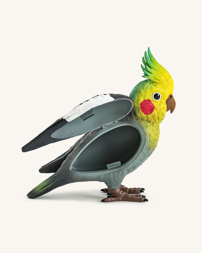 Gray Cockatiel Clutch Bag - Multicolor | JW PEI