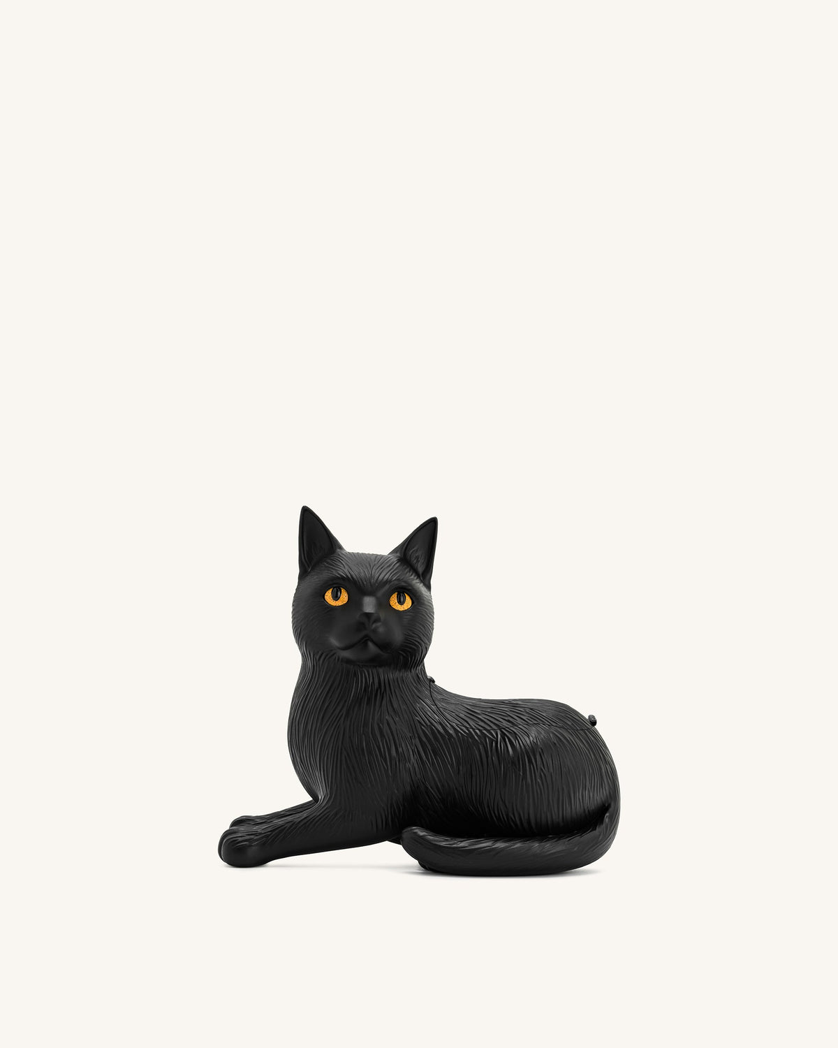 Hedy Black Cat Clutch - Black | JW PEI