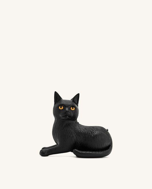 Hedy Black Cat Clutch - Black | JW PEI