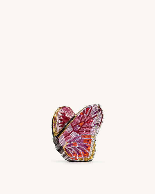 Paisley Crystal Butterfly Clutch - Multicolor | JW PEI
