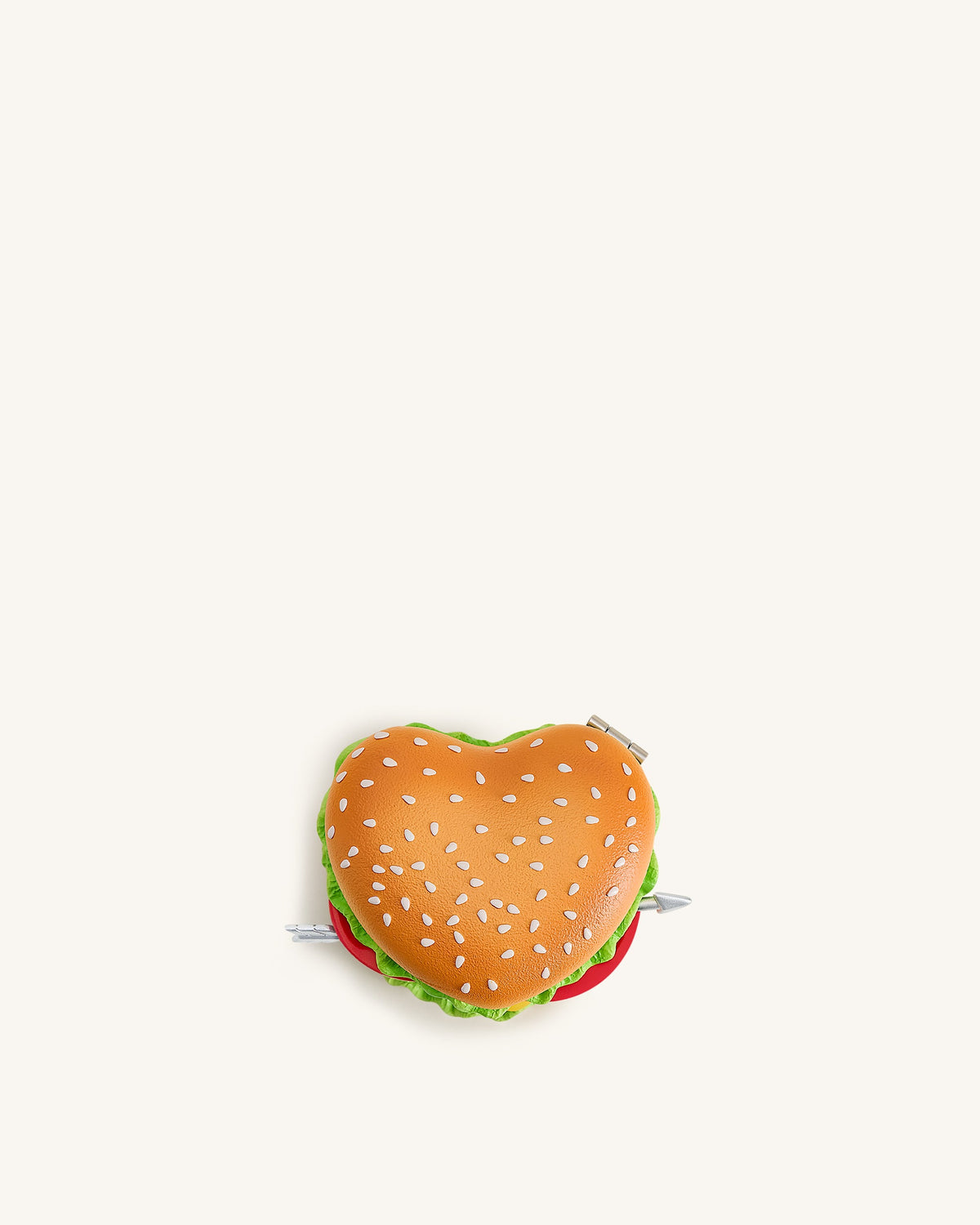 Heart Burger Novelty Clutch Bag - Multicolor | JW PEI