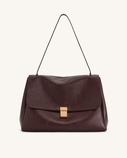 Hilary Shoulder Bag - Deep Burgundy | JW PEI