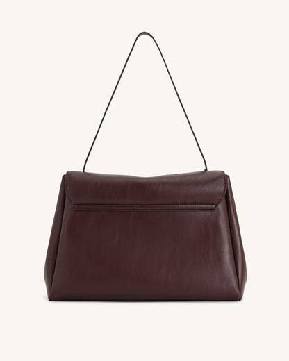 Hilary Shoulder Bag - Deep Burgundy | JW PEI