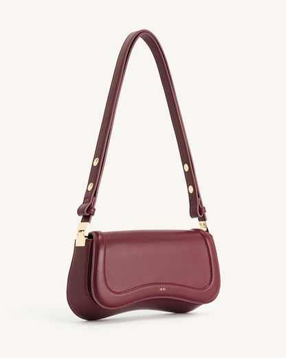 Joy Shoulder Bag - Deep Claret | JW PEI