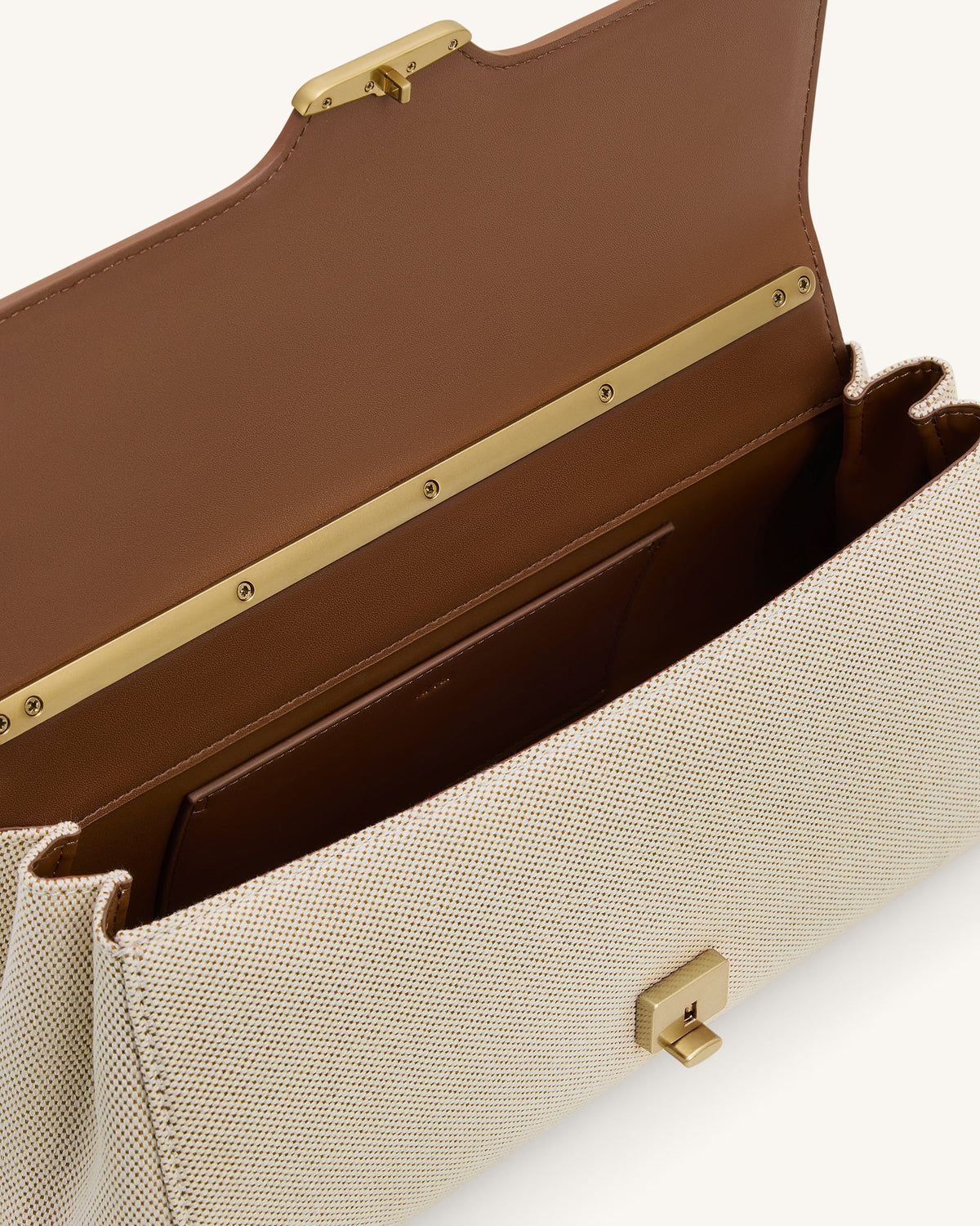 Eloise Shoulder Bag - Brown Canvas | JW PEI