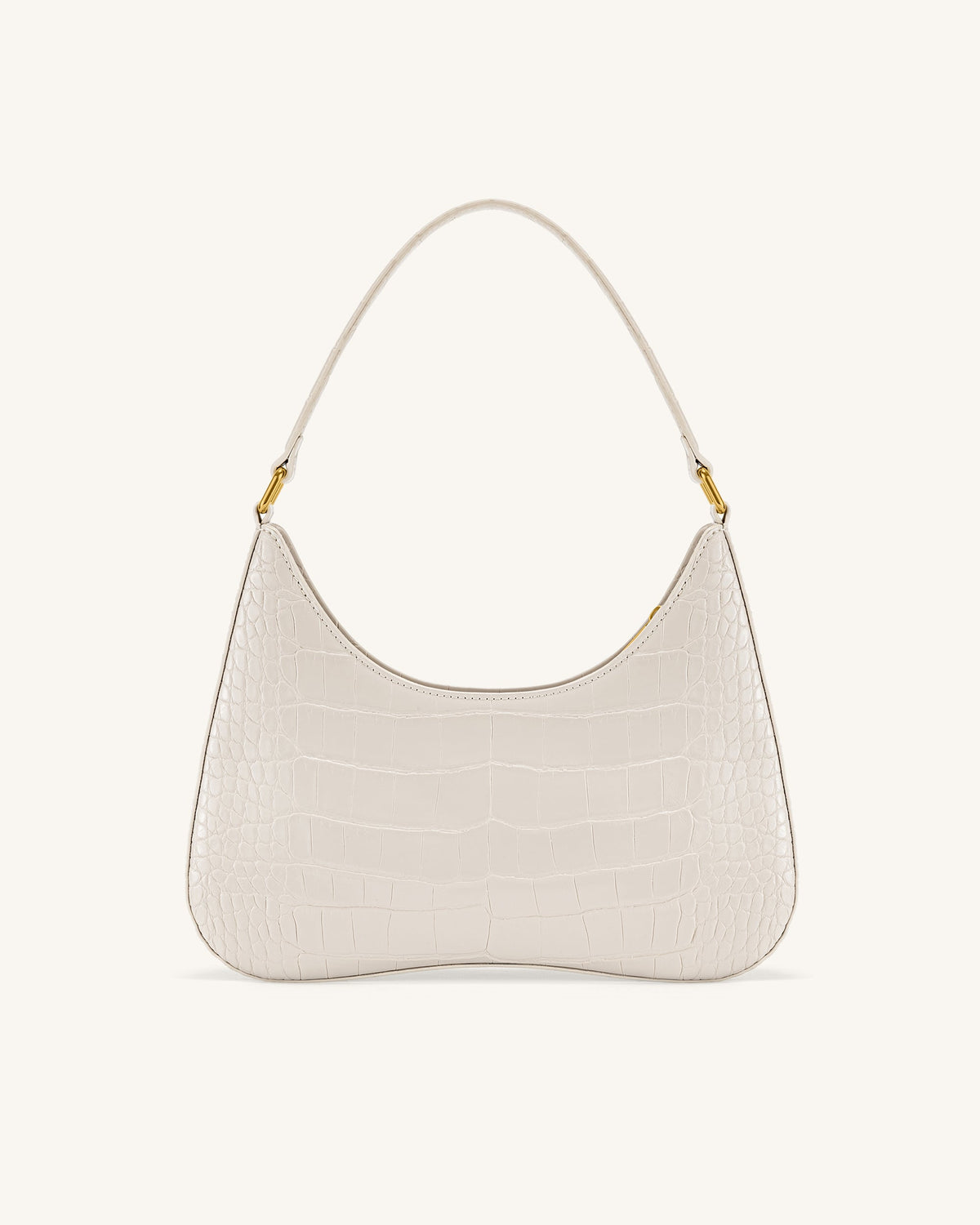 Ruby Shoulder Bag - White Croc | JW PEI