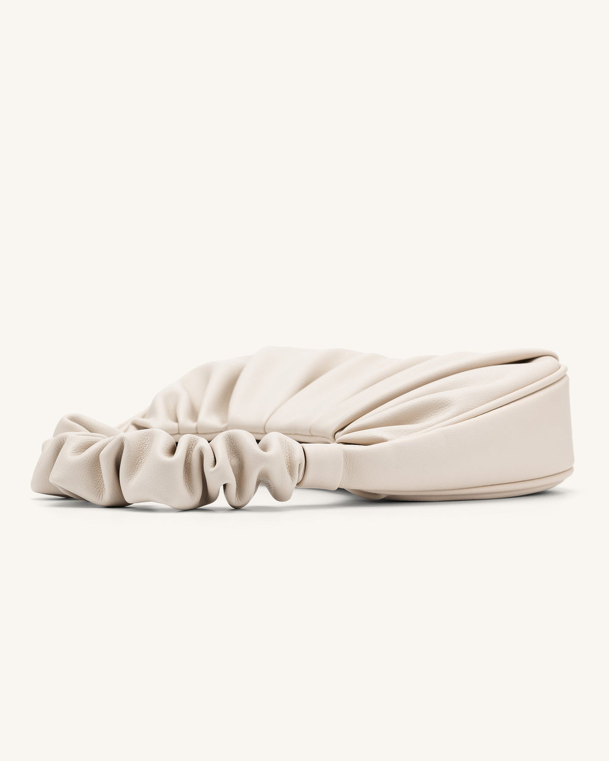 Gabbi Ruched Hobo Handbag - Ivory | JW PEI