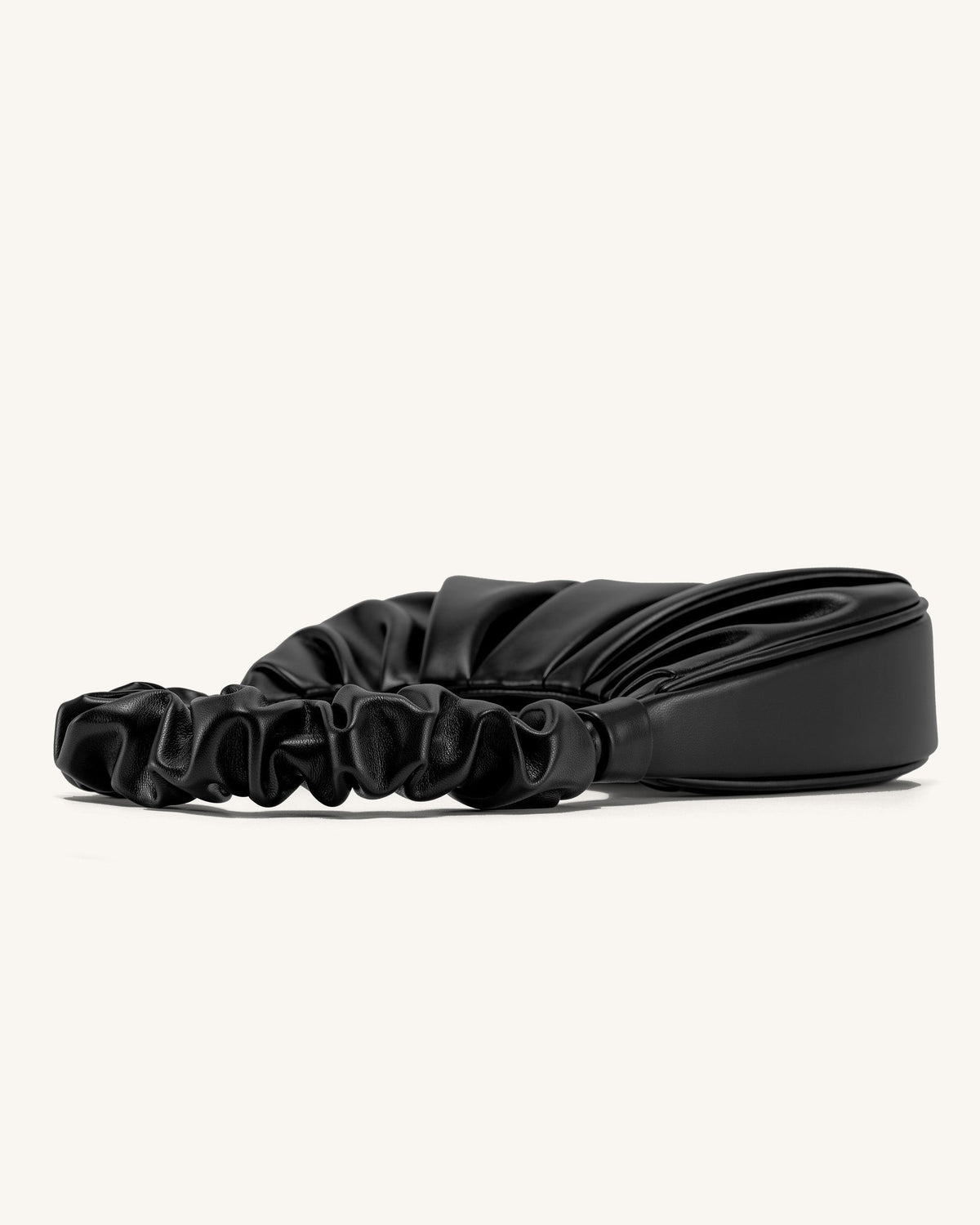 Gabbi Ruched Hobo Handbag - Black | JW PEI