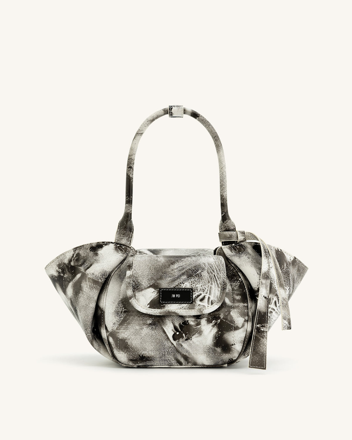 Zoey Pockets Shoulder Bag - White | JW PEI