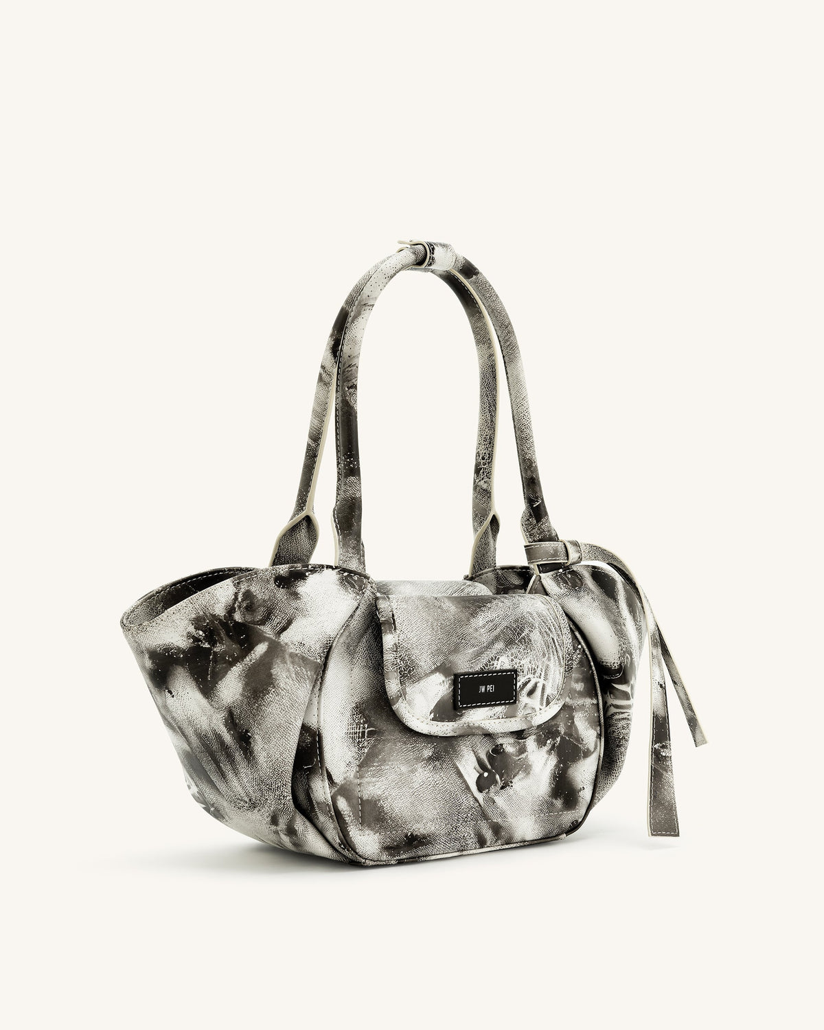 Zoey Pockets Shoulder Bag - White | JW PEI