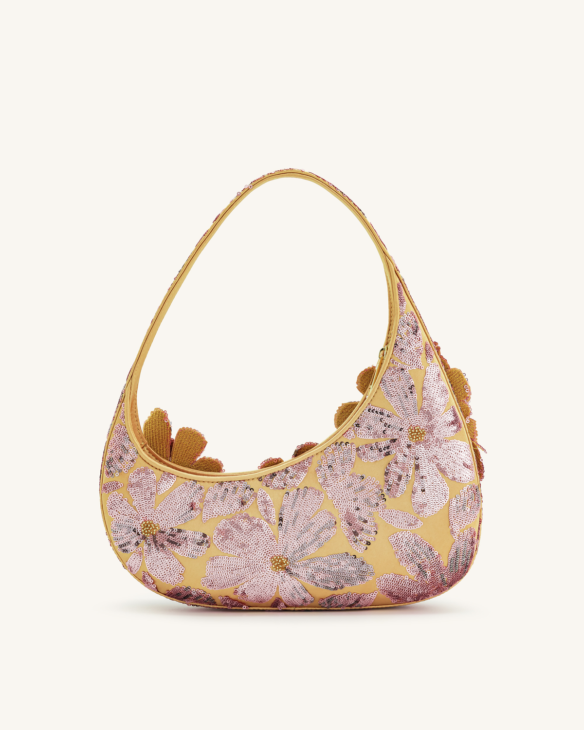Harlee Sequin Shoulder Bag - Pink | JW PEI