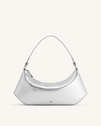 Lily Shoulder Bag - Silver | JW PEI