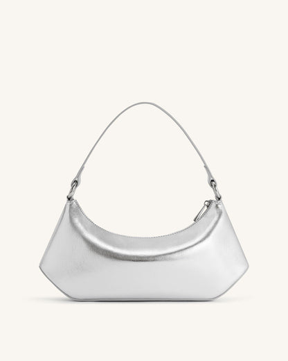 Lily Shoulder Bag - Silver | JW PEI