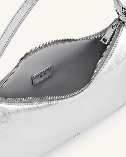 Lily Shoulder Bag - Silver | JW PEI