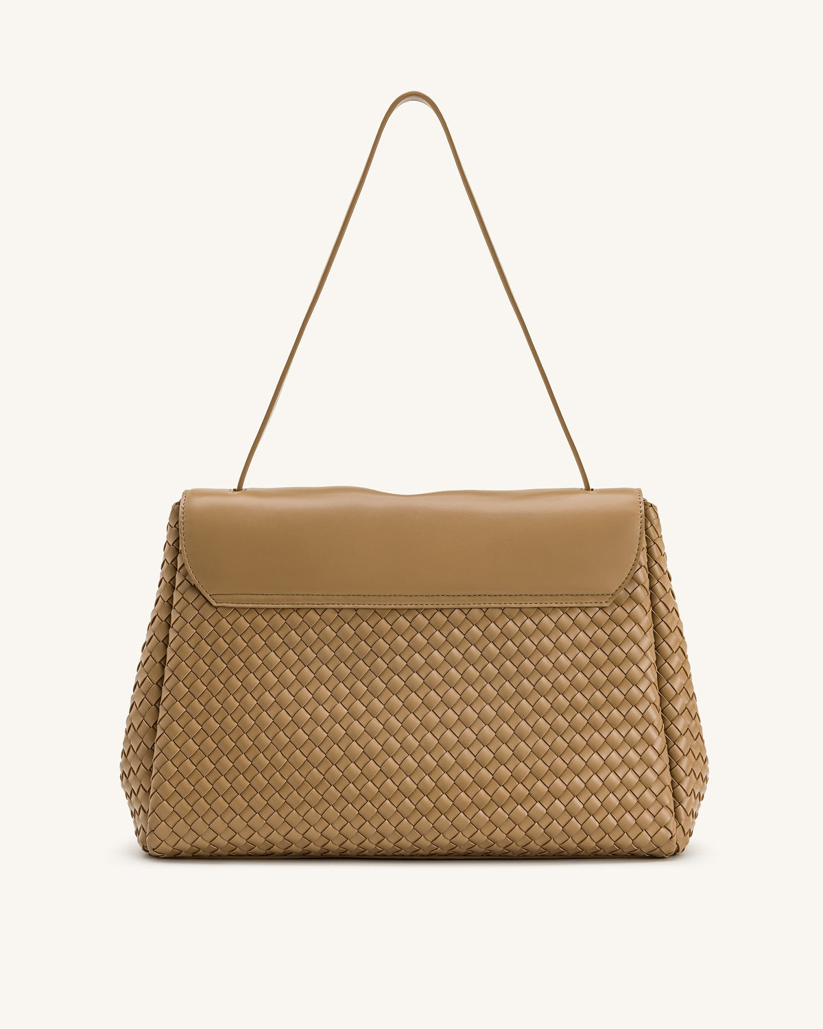 Hilary Woven Shoulder Bag - Camel | JW PEI
