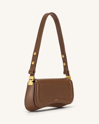 Joy Shoulder Bag - Brown | JW PEI
